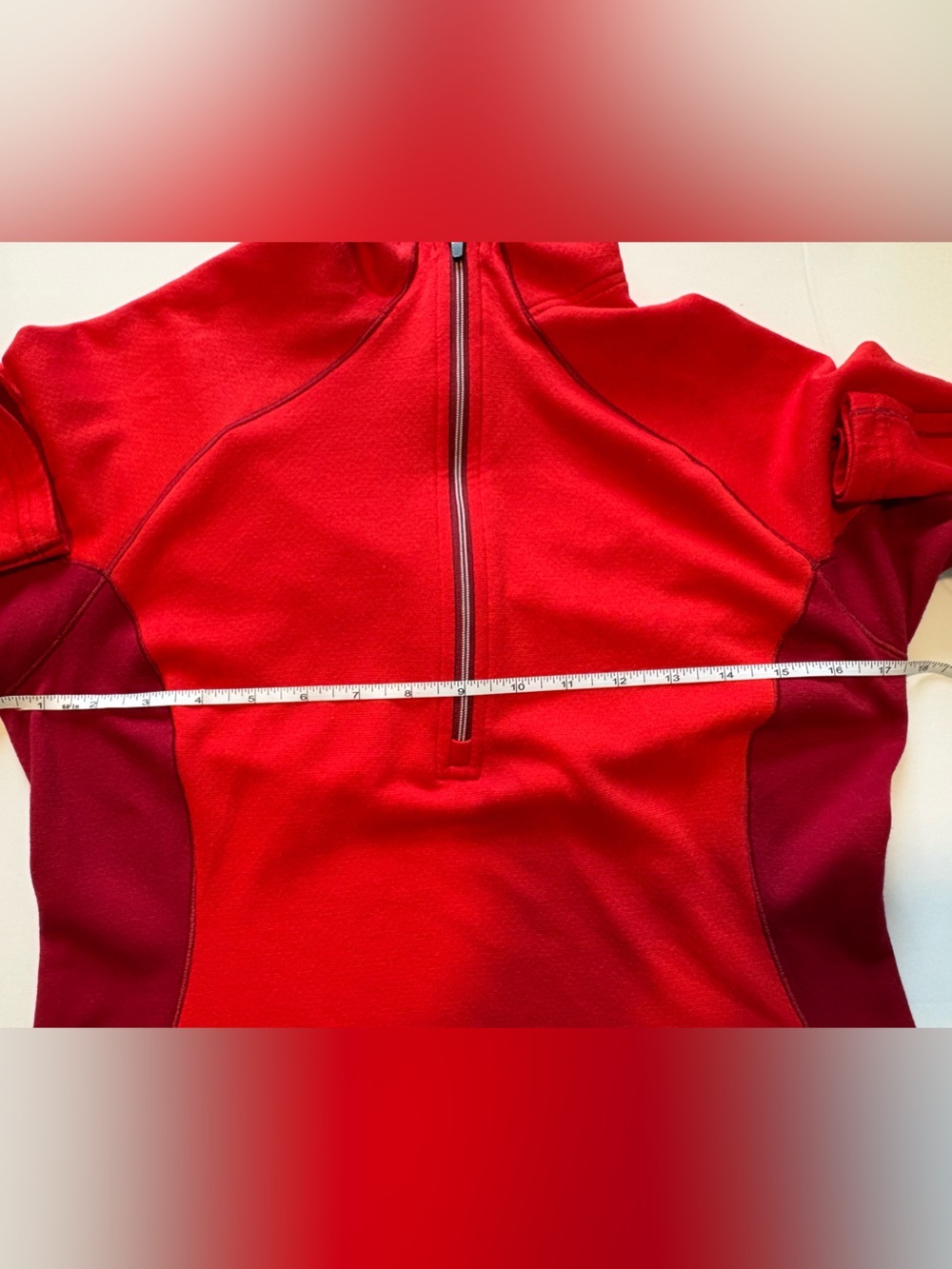 Patagonia Capilene 3 Polartec Midweight 1/4 Zip Pullover Red Small - Picture 6 of 7